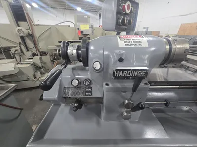 11" x 18" Hardinge #HLV-H-EM, Tool Room Lathe, 3000 RPM, variable speed, 1-1/4" bore, 6" swing over cross - Image 9
