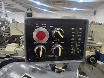 11" x 18" Hardinge #HLV-H-EM, Tool Room Lathe, 3000 RPM, variable speed, 1-1/4" bore, 6" swing over cross - Image 10