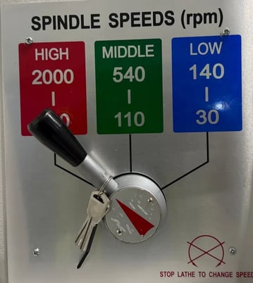 Clausing #CNC1440PT, Cnc Turning Center, 14" swing, 40" centers, 5 HP, 2000 RPM, tailstock, Acu-Rite, 2021 - Image 10