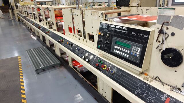 Mark Andy #4150-20B, Flexographic Press System, 9 Color, 10"-20.5" Web Width, 2005 - Image 1