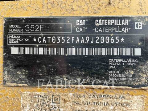 Caterpillar 352FVG, 6916 hours, S/N: A9J20065, 2019 - Image 6