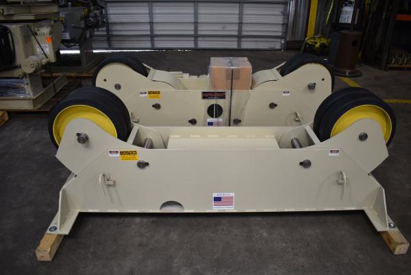 30 Ton, Pandjiris #MM-30/15-T, turning rolls, 60000 lb., 12"-16' diameter range, 20" wheel diameter, hand - Image 2