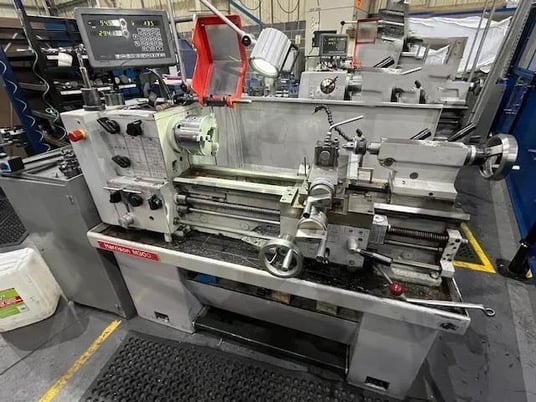 16" x 36" Harrison #M300, Engine Lathe, 3-jaw chuck, digital read out - Image 2