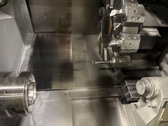 Mori Seiki #DuraTurn-2050, CNC turning centers, 24" swing, 8" chuck, 2.5" bar, 14.5" dia., 20.8" lgth, 18 HP - Image 4