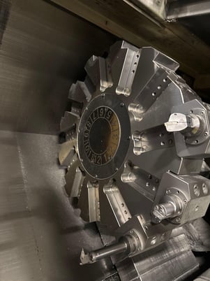 Mori Seiki #DuraTurn-2050, CNC turning centers, 24" swing, 8" chuck, 2.5" bar, 14.5" dia., 20.8" lgth, 18 HP - Image 5