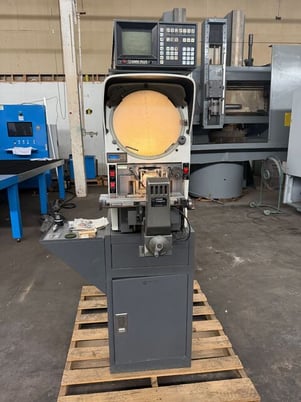 14" Gage Master #29GMX-Plus, optical comparator, 14.5" x 4" table, 120 V., 1-phase - Image 1