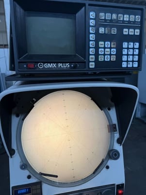 14" Gage Master #29GMX-Plus, optical comparator, 14.5" x 4" table, 120 V., 1-phase - Image 7