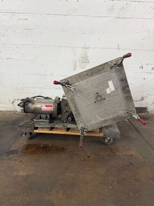 Shop Made, 16" x 16" welding rotary turn table, 120 V., 1-phase - Image 3