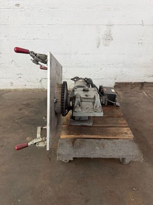 Shop Made, 16" x 16" welding rotary turn table, 120 V., 1-phase - Image 5