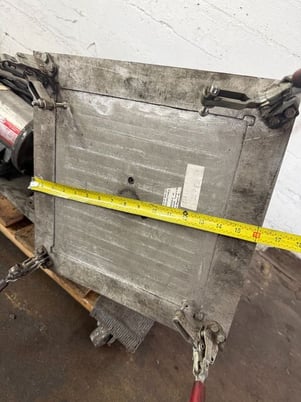 Shop Made, 16" x 16" welding rotary turn table, 120 V., 1-phase - Image 7