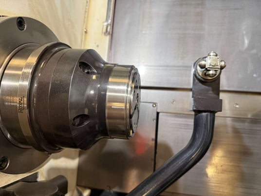 Hyundai Wia #L210A, CNC turning center, 21.7" swing, 8" chuck, 2.6" bar, 13.8" dia., 16.1" lgth, 12 turret - Image 9