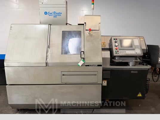 Citizen #M20V, CNC swiss type automatic lathe, .79" diameter, 12.59" length, Citizen Cincom, CAV20-IS bar - Image 2