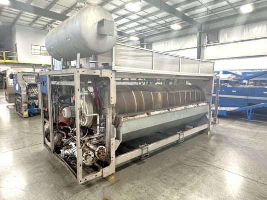 120" Chicago Powerhouse #PH2-32-TH-CC, Two Roll Thermal Oil Ironer, 2016 - Image 7