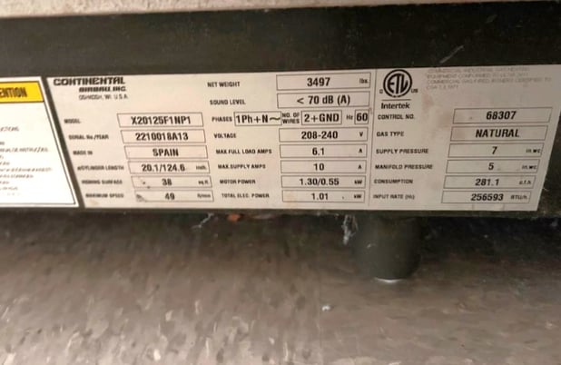 Girbau #X20125F1NP1, Natural Gas Heated Flatwork Ironer, 20" diameter x 125" roll, 2013 - Image 8