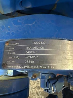2250 HP Cummins #QSKTA50-CE, Engine, AS IS - Image 3