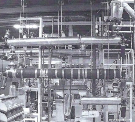 Modular Multistage Continuous Processor Debranner, 8" diameter, 5-Stage, 304 Stainless Steel, Pilot Plant - Image 3