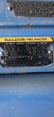 250 HP 3600 RPM Baldor Reliance, Frame 449TS, E-Pact TEFC, 460 Volts, 3-phase, 60Hz - Image 2