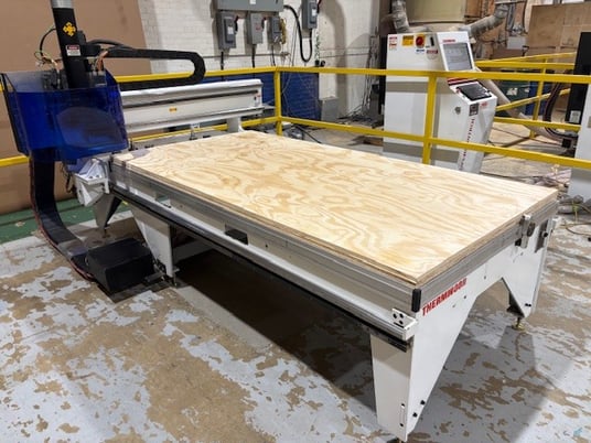 Thermwood #CS43, 3-Axis CNC Woodworking Router, 4' x 8' vacuum table, 12 HP, 24,000 RPM, 8 ATC, 460 Volt, 2011 - Image 1