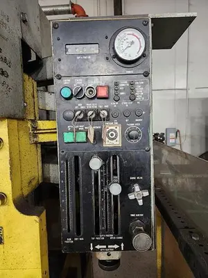 120 Ton, Komatsu #PHS-110X310, Wide-Bed Hydraulic Press Brake, 10' overall, 105" between housing, 6.7" - Image 2