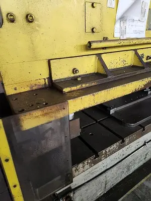 120 Ton, Komatsu #PHS-110X310, Wide-Bed Hydraulic Press Brake, 10' overall, 105" between housing, 6.7" - Image 3