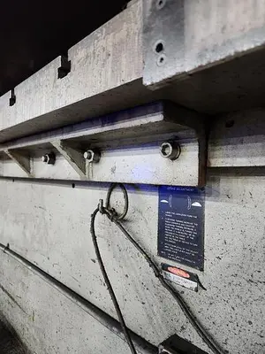 120 Ton, Komatsu #PHS-110X310, Wide-Bed Hydraulic Press Brake, 10' overall, 105" between housing, 6.7" - Image 6