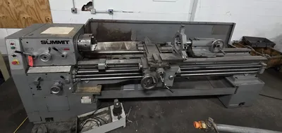 18"/26" x 80" Summit #18-3X80, Gap Bed Lathe, 9.5" swing over cross slide, 10 HP, 2000 RPM, 3" bore, C/R - Image 1