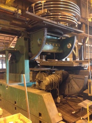 120000 lb. Ransome #1200-P, welding postitioner, variable speed, 86" x 108" table, dynamic braking - Image 1