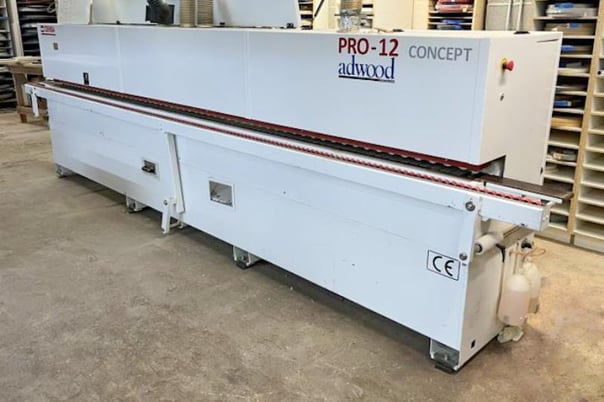 Cehisa #Pro-12-Concept, edgebander w/ pre-mill & corner rounding, PLC Microprocessor Control, 2017 - Image 1