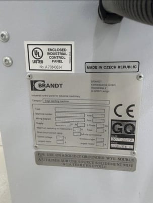 Brandt #Ambition-1100, edgebander, 2017 - Image 5