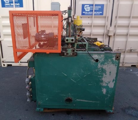 Dodds #FD-36, double end heavy duty french type dovetail machine, pneumatic clamping & automatic lube, 1981 - Image 5