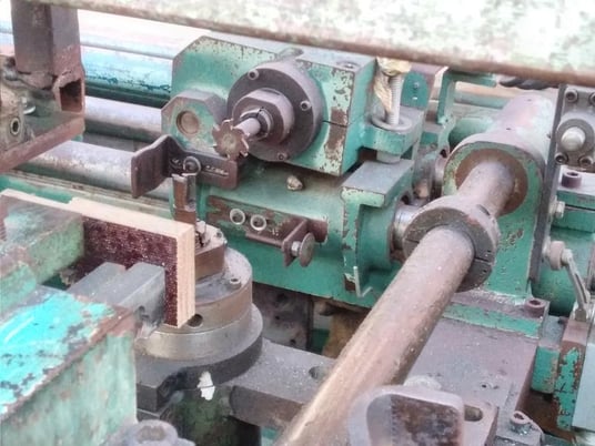 Dodds #FD-36, double end heavy duty french type dovetail machine, pneumatic clamping & automatic lube, 1981 - Image 6