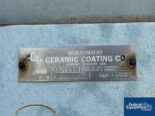 5,000 gallon Pfaudler #CH-5000, Horizontal Glass-Lined Chemstore Receiver Tank, 30 psi, 102" diameter x 128" - Image 4