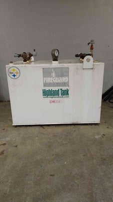 600 gallon Highland Tank #FIREGUARD, Double-wall Diesel Storage Tank - Image 1