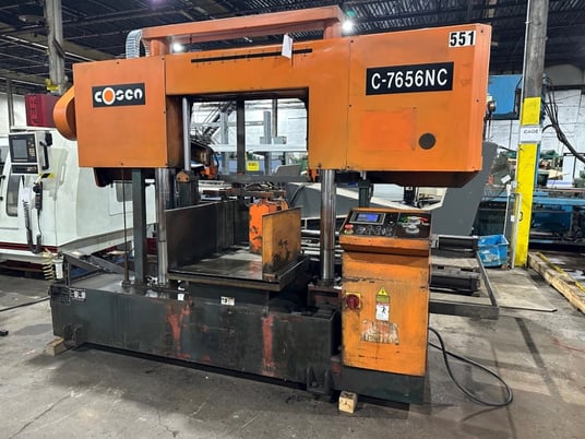 22" x 30" Cosen #C7656NC, horizontal band saw - Image 2