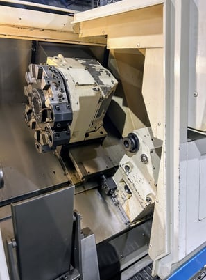 Okuma #LB-200C, turning center w/ bar feed, OSP-U100L Control, 2001 - Image 5