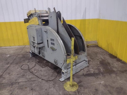 4000 lb. Littell #CC40-418-5PD, coil cradle & straightener, 18" x .125" stock, 46" outside dimension - Image 4