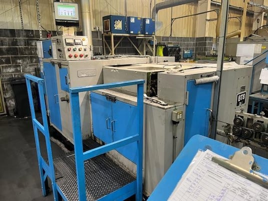0.31" x 3.94" Nakashimada #NP-80, 2-Die 3-Blow Cold Header, 3.35" transfer length, 50-150 pieces/min., 20 HP - Image 2