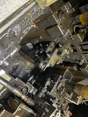 0.31" x 3.94" Nakashimada #NP-80, 2-Die 3-Blow Cold Header, 3.35" transfer length, 50-150 pieces/min., 20 HP - Image 4