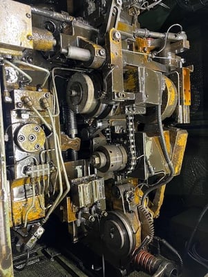 0.31" x 3.94" Nakashimada #NP-80, 2-Die 3-Blow Cold Header, 3.35" transfer length, 50-150 pieces/min., 20 HP - Image 6