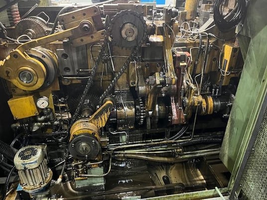 0.31" x 3.94" Nakashimada #NP-80, 2-Die 3-Blow Cold Header, 3.35" transfer length, 50-150 pieces/min., 20 HP - Image 7