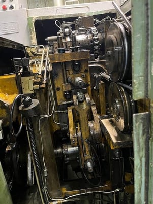 0.31" x 3.94" Nakashimada #NP-80, 2-Die 3-Blow Cold Header, 3.35" transfer length, 50-150 pieces/min., 20 HP - Image 8