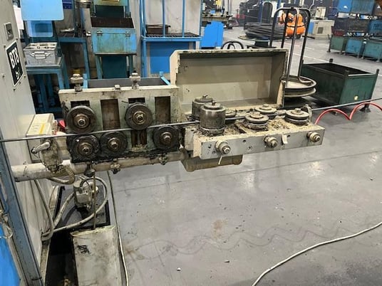 0.31" x 3.94" Nakashimada #NP-80, 2-Die 3-Blow Cold Header, 3.35" transfer length, 50-150 pieces/min., 20 HP - Image 9