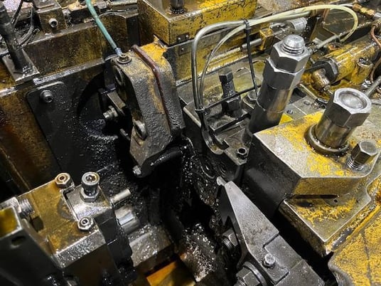 0.31" Nakashimada #PF-860, 2-Die 3-Blow Cold Header, 50-120 pieces/min., 15 HP, 2-plane wire straightener - Image 7