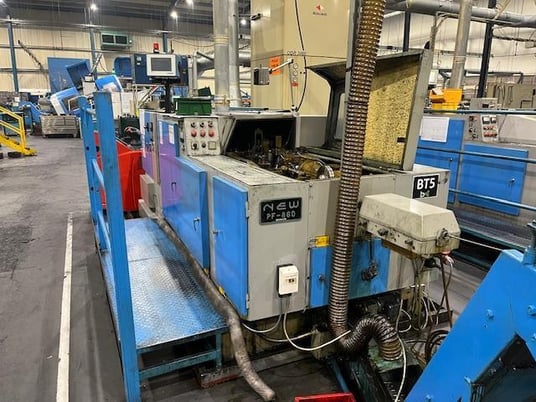 0.31" Nakashimada #PF-860, 2-Die 3-Blow Cold Header, 50-120 pieces/min., 15 HP, single plane wire - Image 2