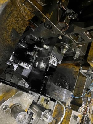 0.31" Nakashimada #PF-860, 2-Die 3-Blow Cold Header, 50-120 pieces/min., 15 HP, single plane wire - Image 4