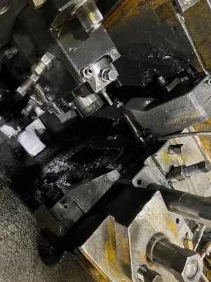 0.31" Nakashimada #PF-860, 2-Die 3-Blow Cold Header, 50-120 pieces/min., 15 HP, single plane wire - Image 5