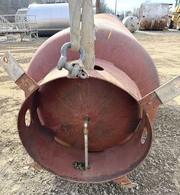 Silvan Industries, 1500 Gallon Vertical Air Receiver Tank, 54" diameter x 11'-6" length, 150 psig, 2008 - Image 3