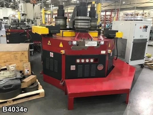 10" x 10" x .4" Tauring #Alpha-200, CNC, Angle Bending Roll, New 2014, Loaded - Image 1