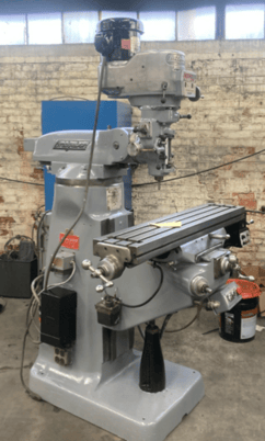 Bridgeport, Vertical Knee Mill, 2 HP, variable speed, 6" vise - Image 1