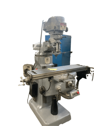 Bridgeport, Vertical Knee Mill, 2 HP, variable speed, 6" vise - Image 2